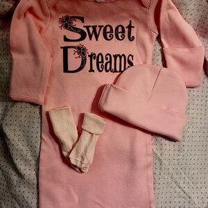 Infant baby girl set